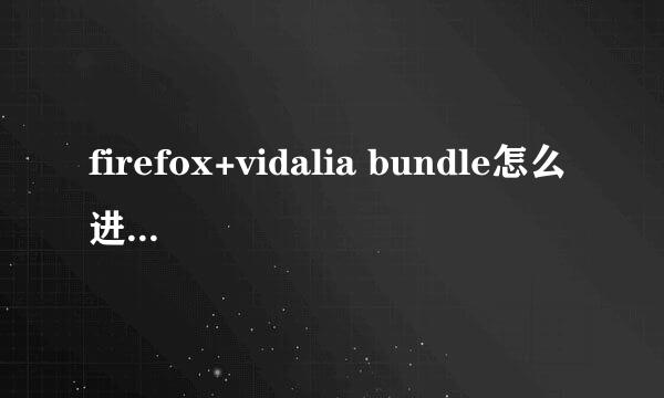 firefox+vidalia bundle怎么进入深网 求教