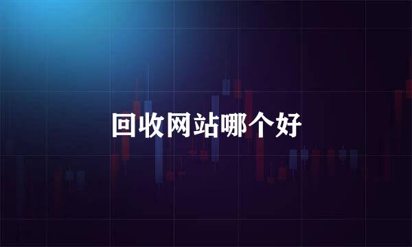 回收网站哪个好