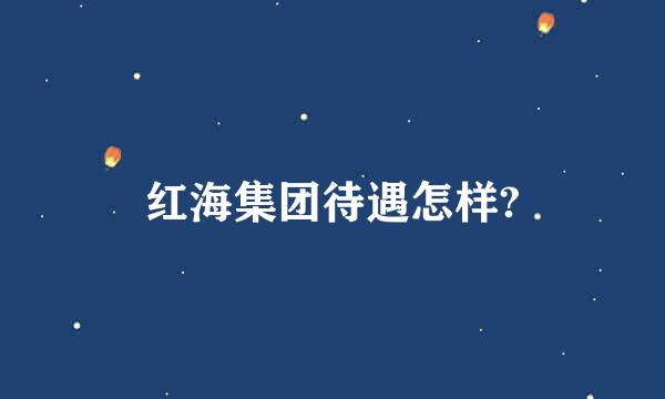 红海集团待遇怎样?