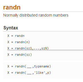 MATLAB中rand和randn分别是什么函数？