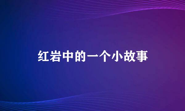 红岩中的一个小故事