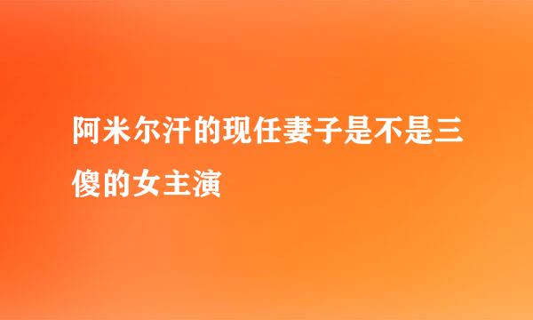 阿米尔汗的现任妻子是不是三傻的女主演