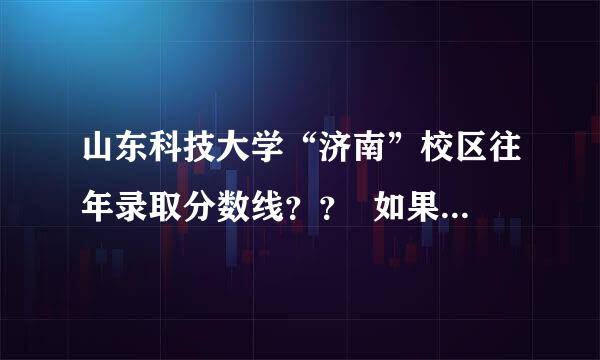 山东科技大学“济南”校区往年录取分数线？？  如果煤炭定企就业有是多少？