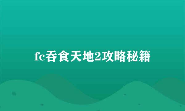 fc吞食天地2攻略秘籍