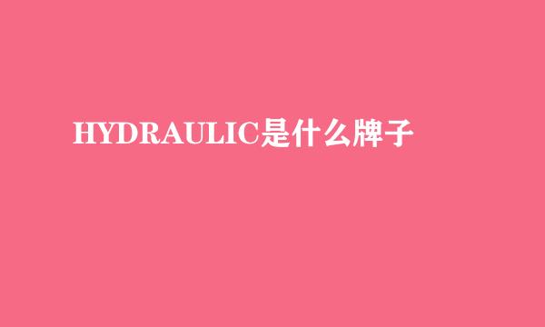 HYDRAULIC是什么牌子