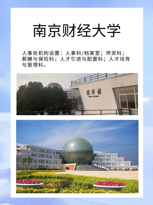 南京财经大学人事处