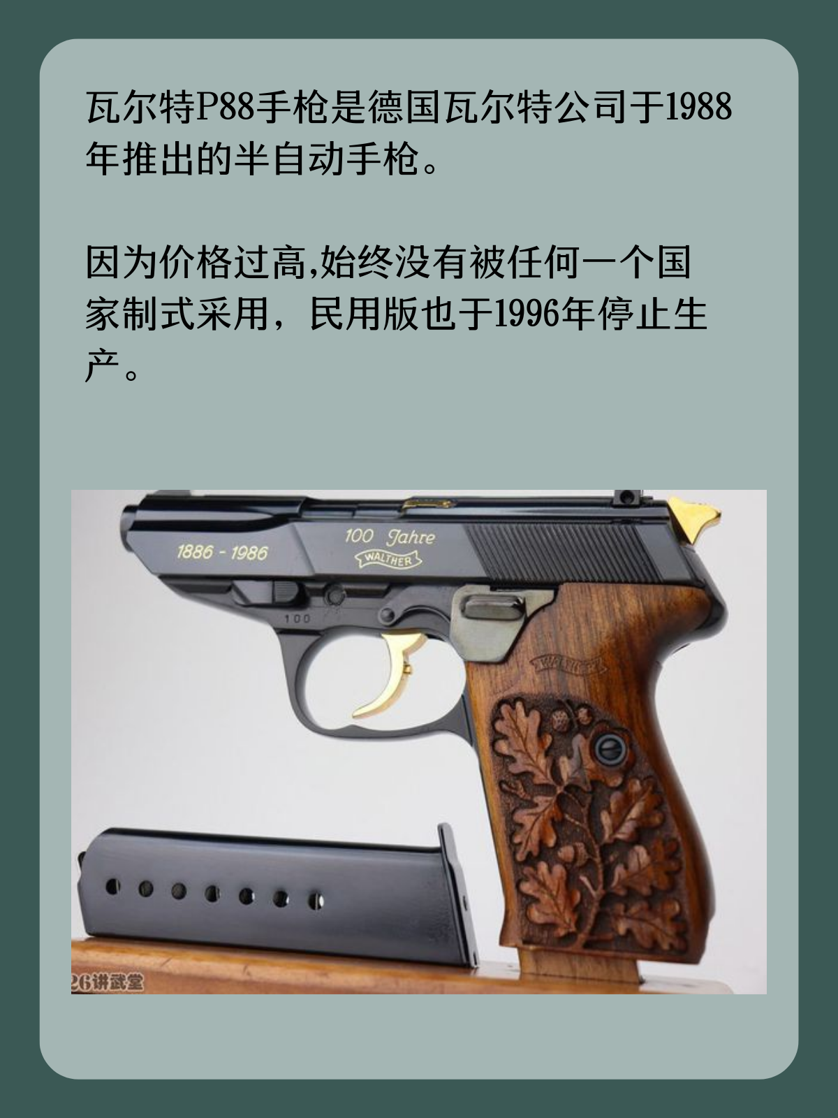 德国瓦尔特P88手枪