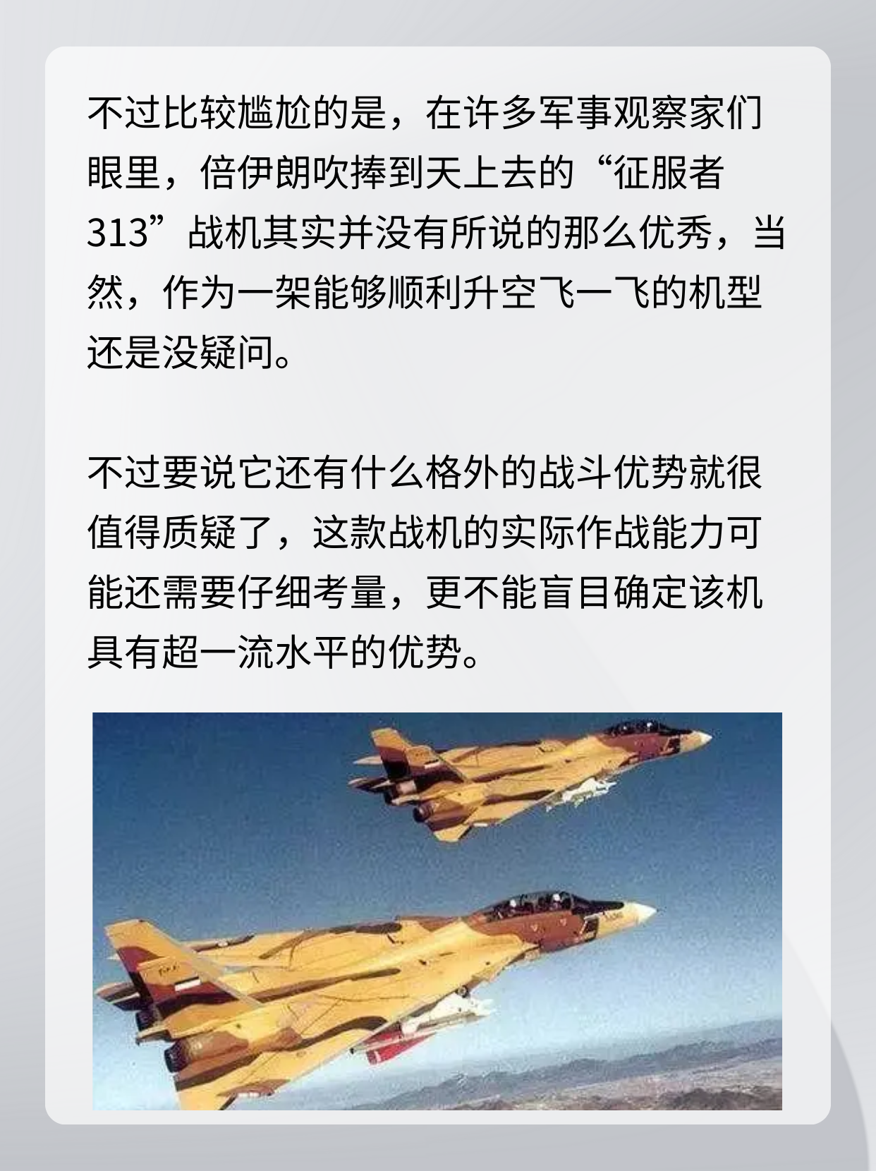 F-313关于五代机的身份成疑