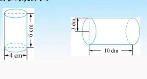 圆柱的表面积计算公式