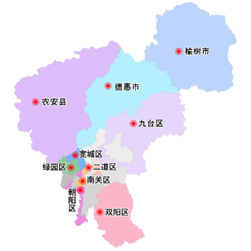 长春市外五县是哪五县