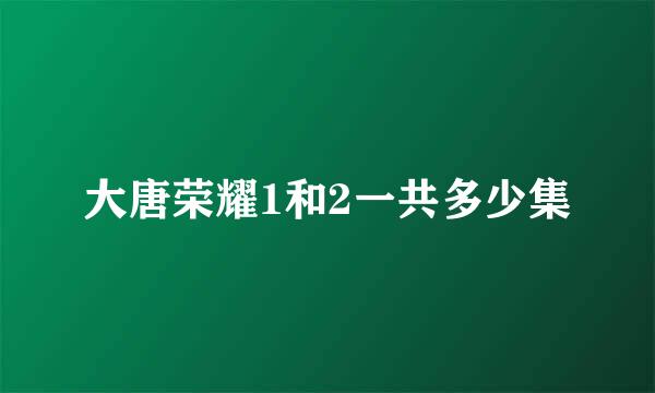 大唐荣耀1和2一共多少集