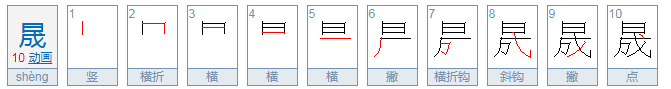 晟的读音是什么?