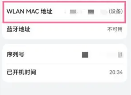 手机mac地址怎么查