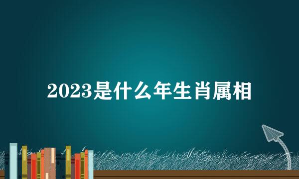 2023是什么年生肖属相