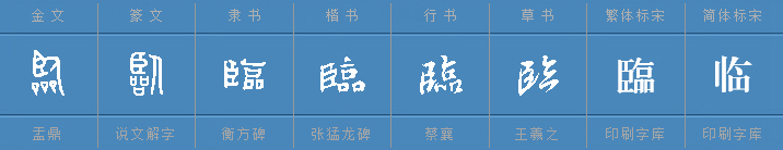 “身临其境”中的“临”是什么意思？