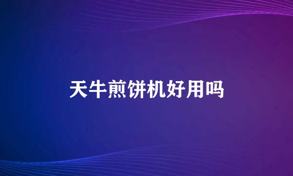 天牛煎饼机好用吗