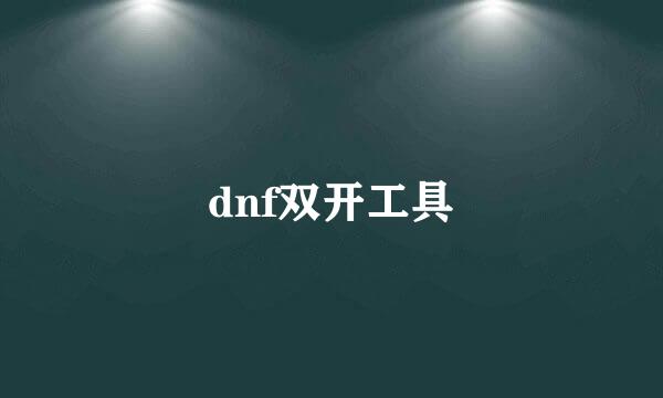 dnf双开工具