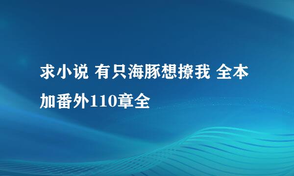 求小说 有只海豚想撩我 全本加番外110章全