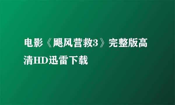 电影《飓风营救3》完整版高清HD迅雷下载