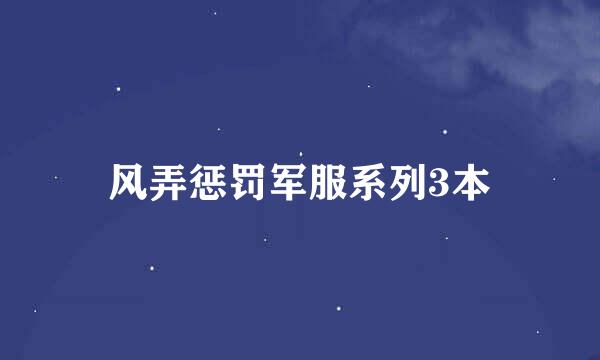 风弄惩罚军服系列3本