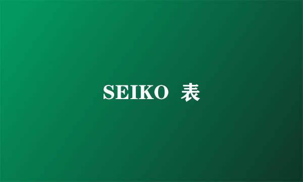 SEIKO  表