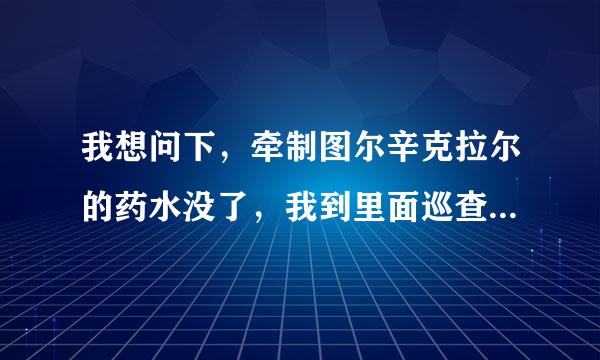 我想问下，牵制图尔辛克拉尔的药水没了，我到里面巡查了一圈都没激活任务，那个激活点在哪啊