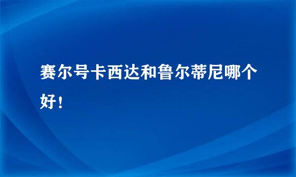 赛尔号卡西达和鲁尔蒂尼哪个好！