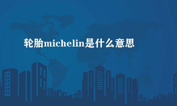 轮胎michelin是什么意思