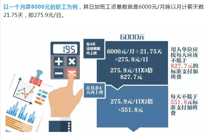 十一加班费怎么算