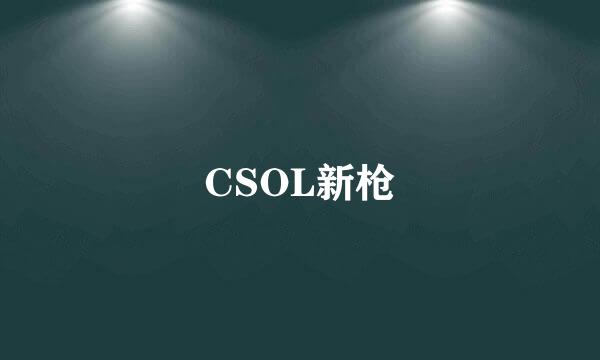 CSOL新枪