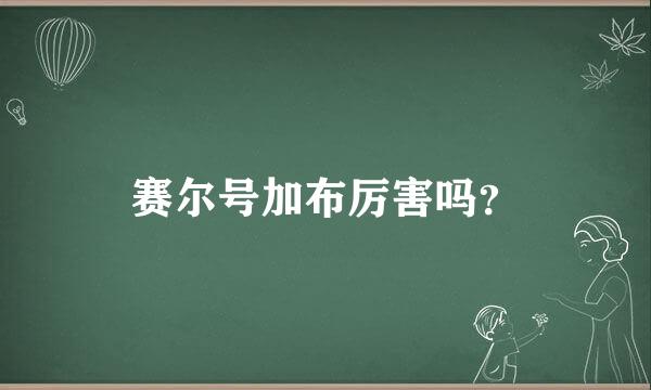 赛尔号加布厉害吗？