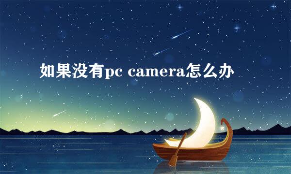 如果没有pc camera怎么办