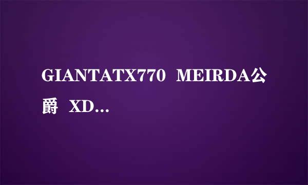 GIANTATX770  MEIRDA公爵  XDS MS3 谁好？