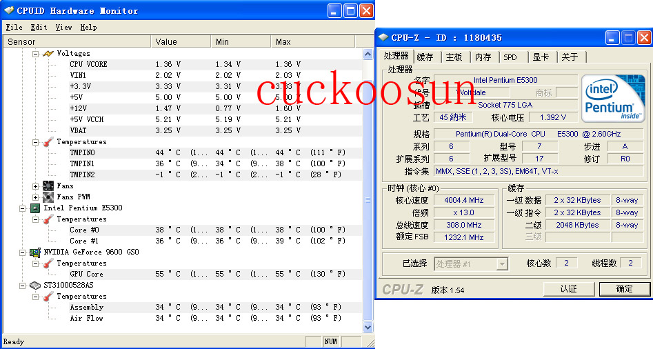 E5300超频