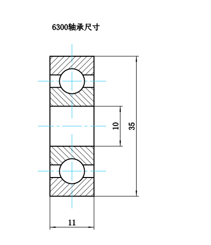 轴承6300外径是多少