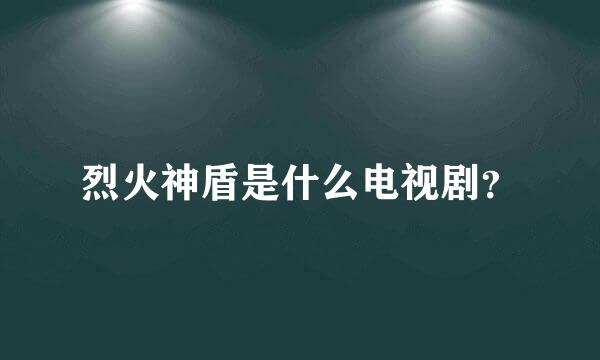 烈火神盾是什么电视剧？