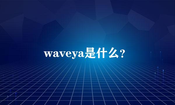 waveya是什么？