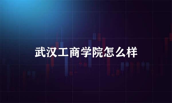 武汉工商学院怎么样