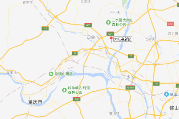 广东省来自肇庆 市大旺高新区和 广东省肇庆 市四会市大旺高新区是同一个地方吗