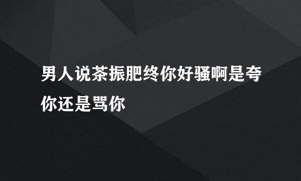 男人说茶振肥终你好骚啊是夸你还是骂你