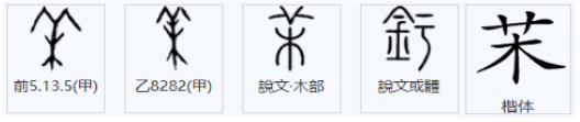 草字头有慢因音底下一个木字念啥字?