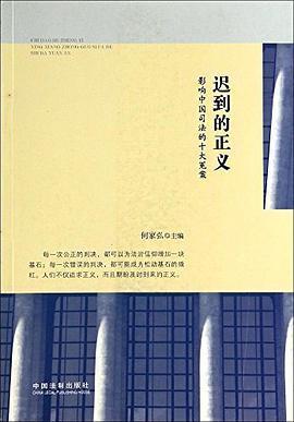 《迟到的正义影响中国司法的十大冤案》epub下载在线阅读，求百度网盘云资源