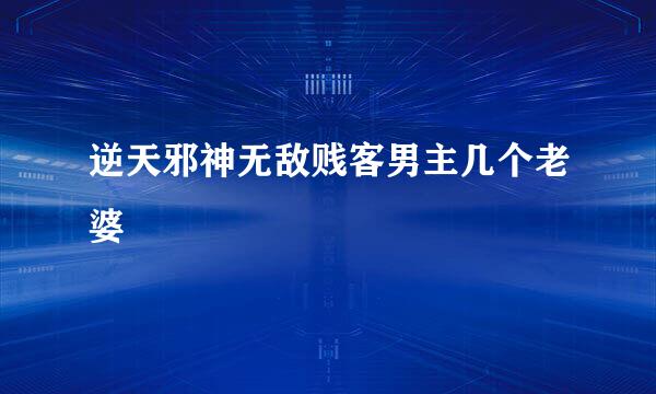 逆天邪神无敌贱客男主几个老婆