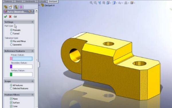 SolidWorks 中dimxpert是什么意思？有什么用？