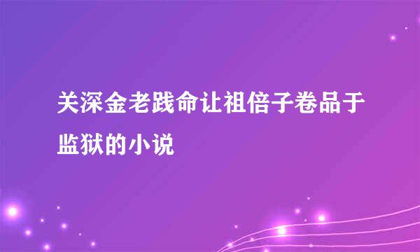 关深金老践命让祖倍子卷品于监狱的小说