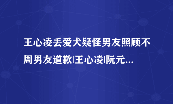 王心凌丢爱犬疑怪男友照顾不周男友道歉|王心凌|阮元浩|爱犬_飞外娱乐_飞外网