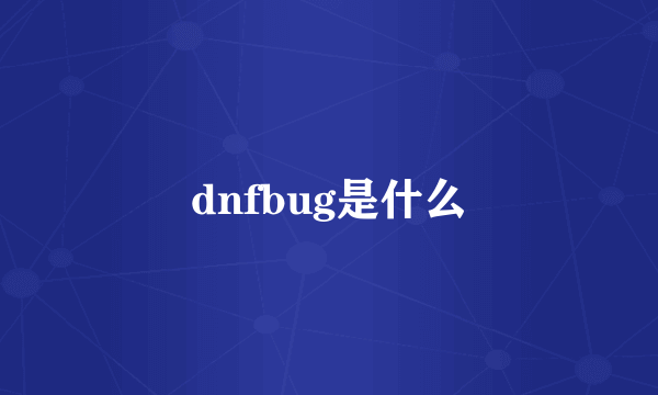 dnfbug是什么