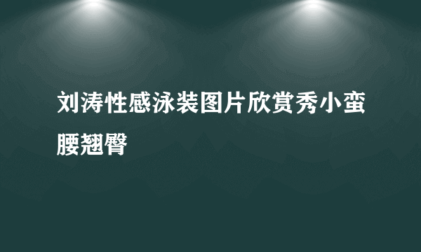 刘涛性感泳装图片欣赏秀小蛮腰翘臀